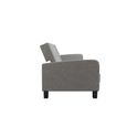 Boston Sofa Bed - 3 Seater - Grey Linen Fabric - 2211429WCUK