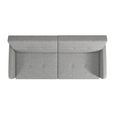 Boston Sofa Bed - 3 Seater - Grey Linen Fabric - 2211429WCUK