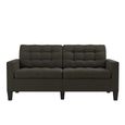 Emily Sofa - 3 Seater - Grey Linen Fabric - DA010-SFUK