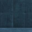 Hartford Sectional Futon Sofa Bed - Storage - Blue Chenille Fabric - 2112669UK