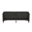 Jasper Sprung Sofa Bed - 3 Seater - Grey Linen Fabric - 2148429UK