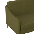 Jasper Sprung Sofa Bed - 3 Seater - Green Linen Fabric - 2148929UK