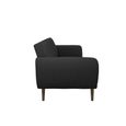 Novogratz Brittany Futon Sofa Bed - Dark Grey Linen - 2115029NUK