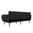 Novogratz Brittany Futon Sofa Bed - Dark Grey Linen - 2115029NUK