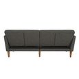 Novogratz Regal Futon Sofa Bed - Grey Linen Fabric - 2180429NUK