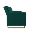 Novogratz Skylar Sofa Bed - Green Velvet Fabric - 2358979NUK