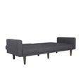 Paxson Sofa Bed - 3 Seater - Dark Grey Linen Fabric - 2110429UK