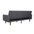 Paxson Sofa Bed - 3 Seater - Dark Grey Linen Fabric - 2110429UK