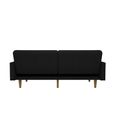 Paxson Sofa Bed - 3 Seater - Black Linen Fabric - 2110029UK