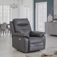 Sophia Armchair - Electric Recliner - Charcoal Leather
