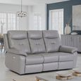 Sophia Sofa - 3 Seater - Electric Recliner - Grey Leather