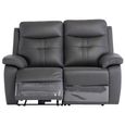 Sophia Sofa - 2 Seater - Electric Recliner - Charcoal Leather