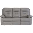 Sophia Sofa - 3 Seater - Electric Recliner - Grey Leather