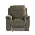 Havana Armchair - Electric Recliner - Moss Green Fabric