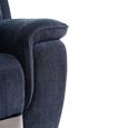 Havana Sofa - 2 Seater - Electric Recliner - Blue Fabric
