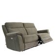 Havana Sofa - 3 Seater - Electric Recliner - Moss Green Fabric
