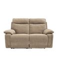 Cadenza Sofa - 2 Seater - Electric Recliner - Camel Fabric