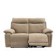 Cadenza Sofa - 2 Seater - Electric Recliner - Camel Fabric