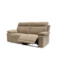 Cadenza Sofa - 3 Seater - Electric Recliner - Camel Fabric
