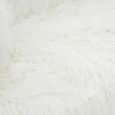 Clarence Sofa - 2 Seater - White Faux Fur with Gold Legs