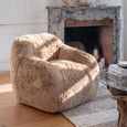 Cutie Armchair - Small - Taupe - Fabric