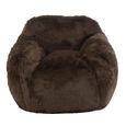 Cutie Armchair - Small - Brown - Fabric