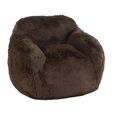 Cutie Armchair - Small - Brown - Fabric