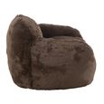 Cutie Armchair - Small - Brown - Fabric