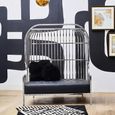 Eliza Sofa - 2 Seater - Silver Metal Frame with Dome Cage