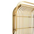 Eliza Sofa - 2 Seater - Gold Metal Frame with Dome Cage