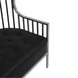 Eliza Sofa - 2 Seater - Silver Metal Frame with Dome Cage