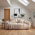 Azzuro Sofa - Mocha Velvet Fabric - 2 Seater