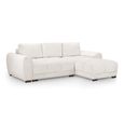 Azzuro Universal Corner Sofa Bed - Cream - Storage