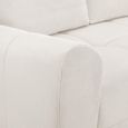 Azzuro Universal Corner Sofa Bed - Cream - Storage