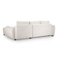 Azzuro Universal Corner Sofa Bed - Cream - Storage