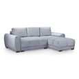 Azzuro Universal Corner Sofa Bed - Grey - Storage