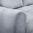 Azzuro Universal Corner Sofa Bed - Grey - Storage
