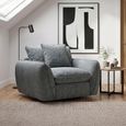 Berlin Armchair - Grey Fabric