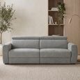Dakota Sofa Bed - Grey Fabric - 3 Seater - Pull Out