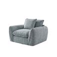 Berlin Armchair - Grey Fabric