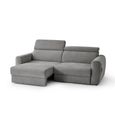 Dakota Sofa Bed - Grey Fabric - 3 Seater - Pull Out