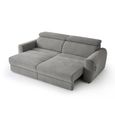 Dakota Sofa Bed - Grey Fabric - 3 Seater - Pull Out