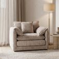 Solaya Armchair - Beige Fabric