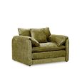 Solaya Armchair - Green Fabric