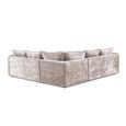 Solaya Corner Sofa - Beige Fabric - Large