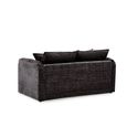 Solaya Sofa - Black Fabric - 2 Seater