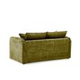 Solaya Sofa - Green Fabric - 2 Seater