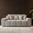 Jacob Sofa - Natural Fabric - 3 Seater