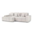 Jacob Corner Sofa - Natural Fabric - LHF