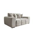 Jacob Sofa - Natural Fabric - 2 Seater